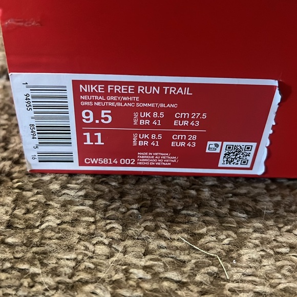 Nike Free Run Trail Neutral Grey - Picture 4 of 5